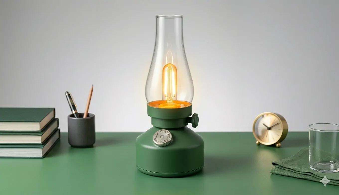 Image for Vintage-Inspired Rechargeable LED Lantern